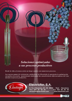 ELECTRICFOR: Gama de calefactores para elaboracin del vino